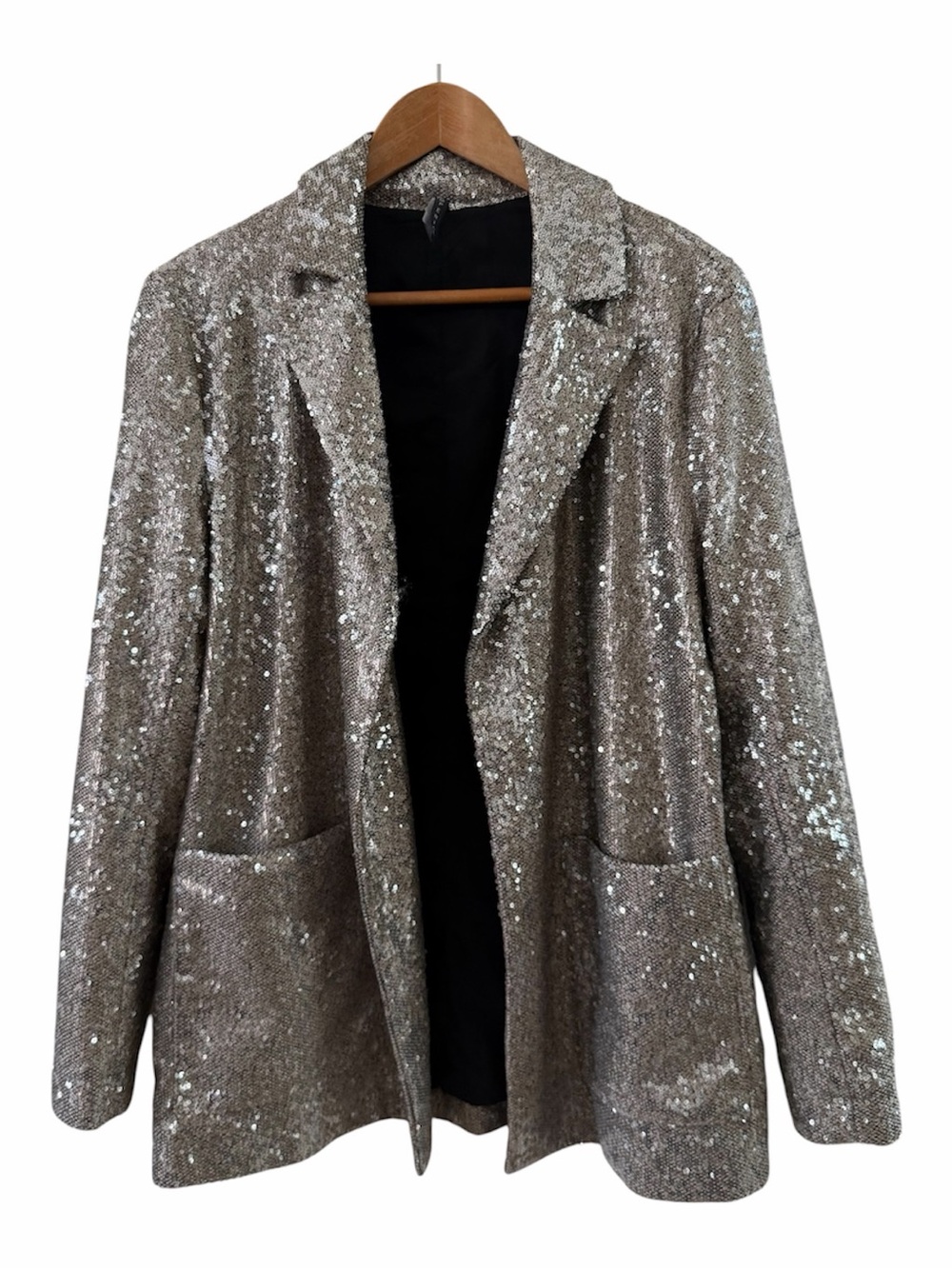 Imperial Silver Sequins Women’s Blazer size Medium